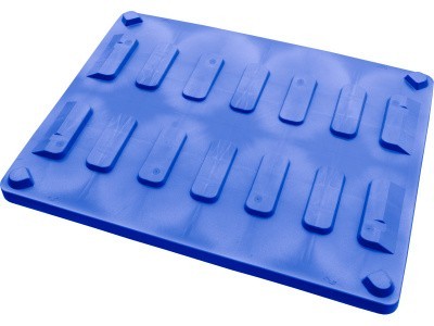 Крышка для BoxPallet 1237х836х63 мм зелёная, арт. крышка 800 Crm, код: 20916