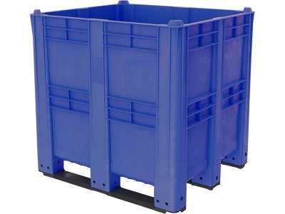 BoxPallet 1300х1150х1250 сплошной, на 3 полозьях, арт. 10-140-ОА, код: 21422