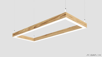 WOOD RETTANGOLO 5000K 71W Ясень оливковый, корпус 