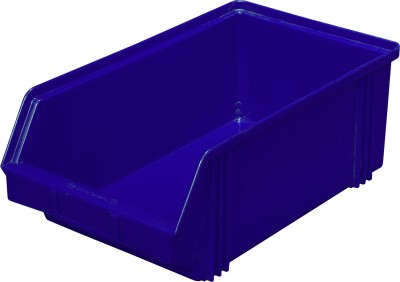 Ящик сплошной 400×230×150 мм, объем 13.8 л., арт.: 7963, красный, код: 00567