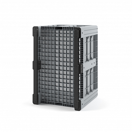 Пластиковый контейнер IBOX 1200х800 перфорированный на полозьях