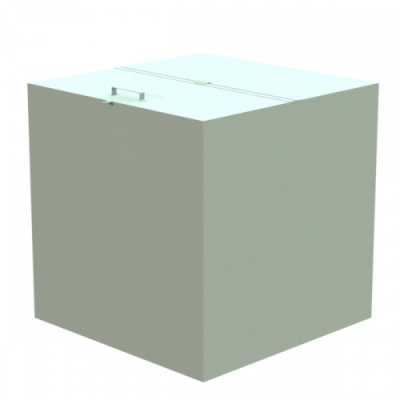 Ящик для ветоши 1250x1250x1250 мм Светло-серый
