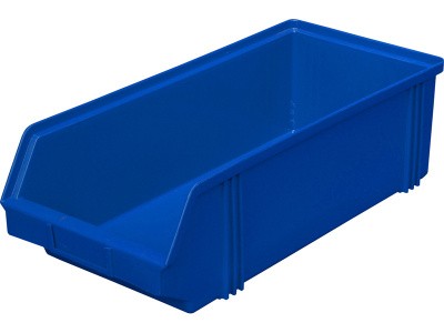 Ящик сплошной 500×230×150 мм, объем 17.25 л., арт.: 7964, красный, код: 00568