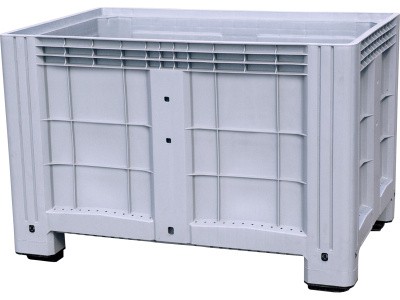Контейнер 1200х800х800 сплошной, на ножках, арт. SDBOX 1208 S серый, код: 05460