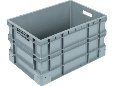 Ящик 600х400х330 сплошной с ручками, код: 29464