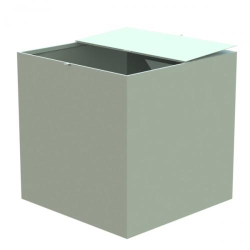 Ящик для ветоши 1250x1250x1250 мм Светло-серый