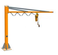 Кран консольный поворотный ручной TOR PSJ45025 250 кг, высота 4 м, стрела 5 м