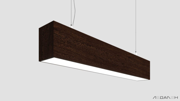 Линейный светильник WOOD LINEAR PN8060 4000K 60W 2000mm Венге, корпус 