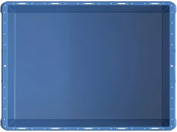 Ящик п/п 800х600х450 6,1кг. сплошной, конусный, на полозьях, код: 34269