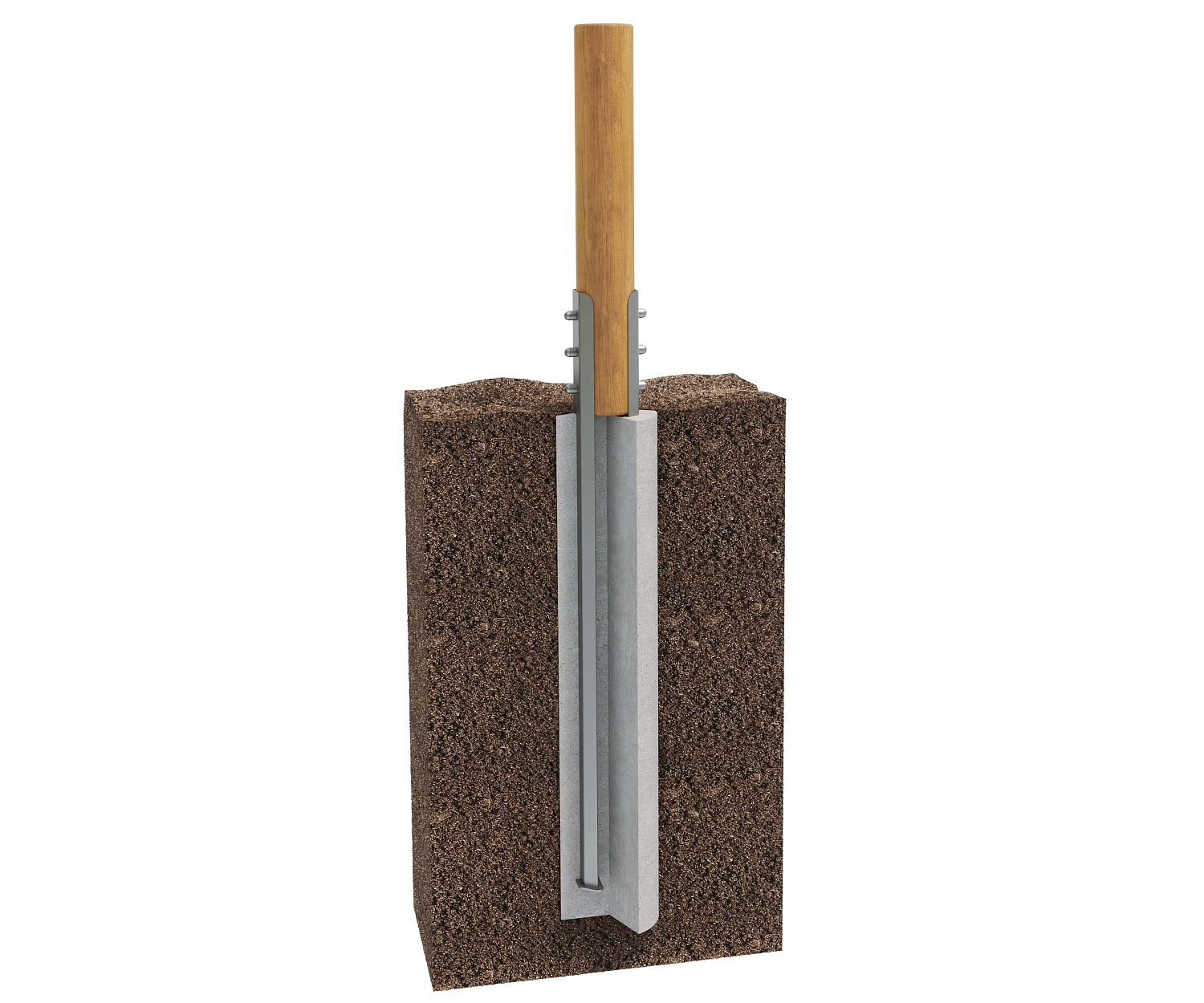 Закладная деталь HARDWOOD 130-150 L-1500