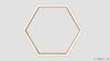 Шестиугольный светильник WOOD HEXAGON 3000K 80W Дуб, корпус 