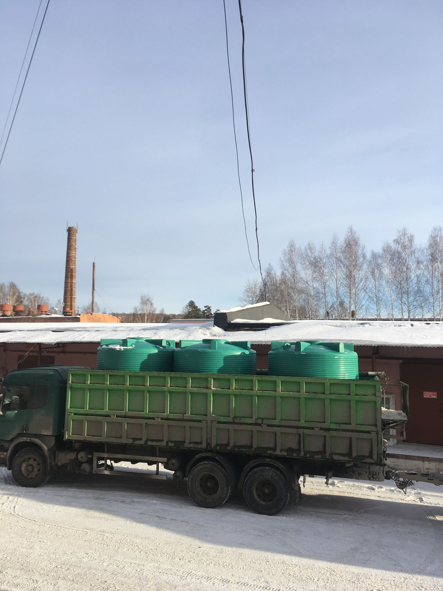 Изотермическая емкость. Кассета 3*5000 л 