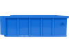 Ящик сплошной 300×234×90 мм, объем 6.32 л., арт.: SK 3209, синий, код: 12369