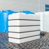 Емкость K 3000л белая в обрешетке