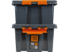 Ящик сплошной 415×300×190 мм, объем 16 л., арт.: Rox Box PRO 16, антрацит, код: 25339