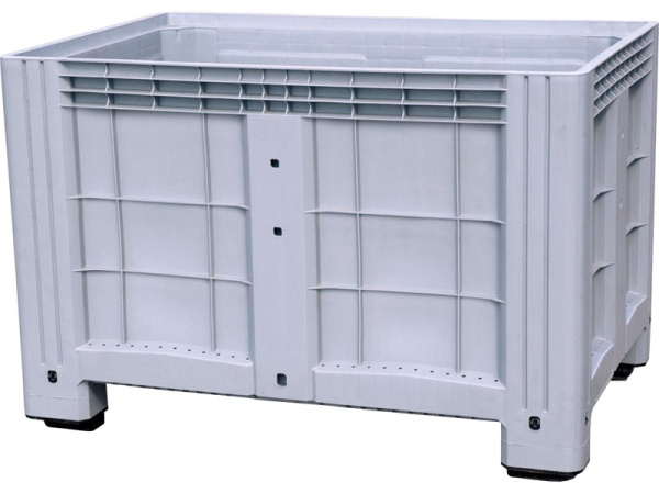 Контейнер 1200х800х800 сплошной, на ножках, арт. SDBOX 1208 S серый, код: 05460