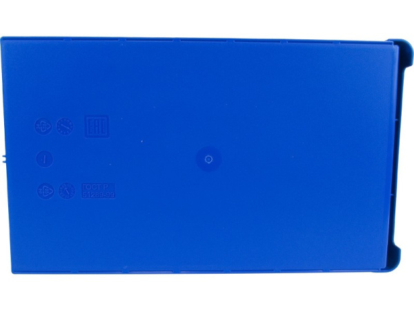 Ящик сплошной 400×234×90 мм, объем 8.42 л., арт.: SK 4209, синий, код: 12374
