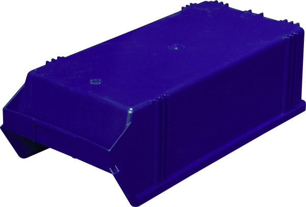 Ящик сплошной 500×230×150 мм, объем 17.25 л., арт.: 7964, красный, код: 00568