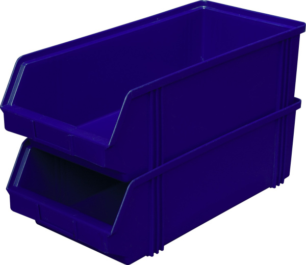 Ящик сплошной 500×230×150 мм, объем 17.25 л., арт.: 7964, красный, код: 00568