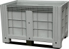 Контейнер 1200х800х800 мм сплошной на полозьях, арт. SDBOX 1208 SS серый, код: 13194