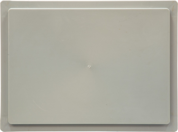 Ящик сплошной 300×200×120 мм, объем 4 л., арт.: 800.02, серый, код: 09947