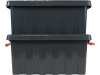 Ящик сплошной 335×220×155 мм, объем 8 л., арт.: Rox Box PRO 8, антрацит, код: 25338
