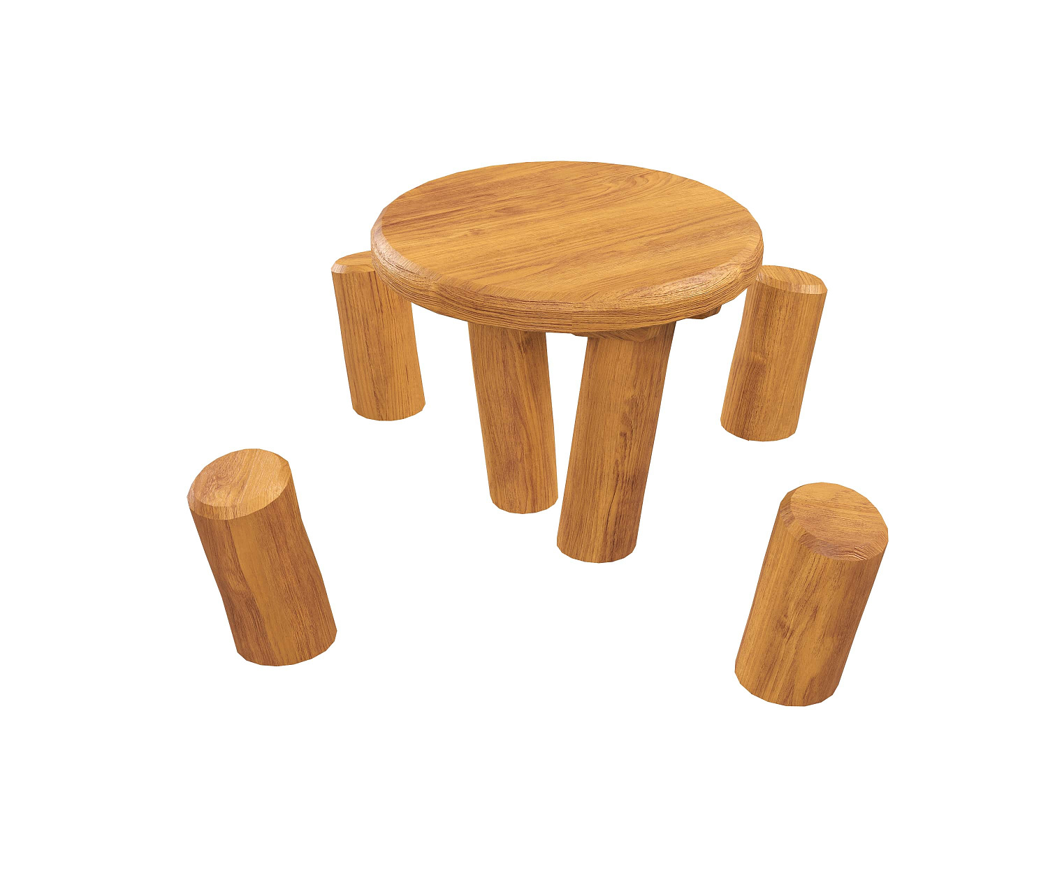 Стол с пеньками HARDWOOD «Лесной»