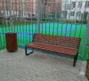 Скамейка чугунная «Варшава» 0,6 м (кресло)