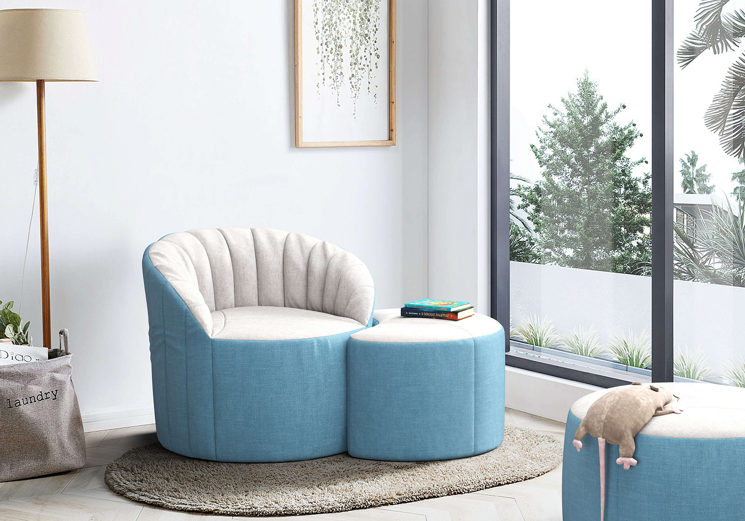 Бескаркасное кресло Шелл
