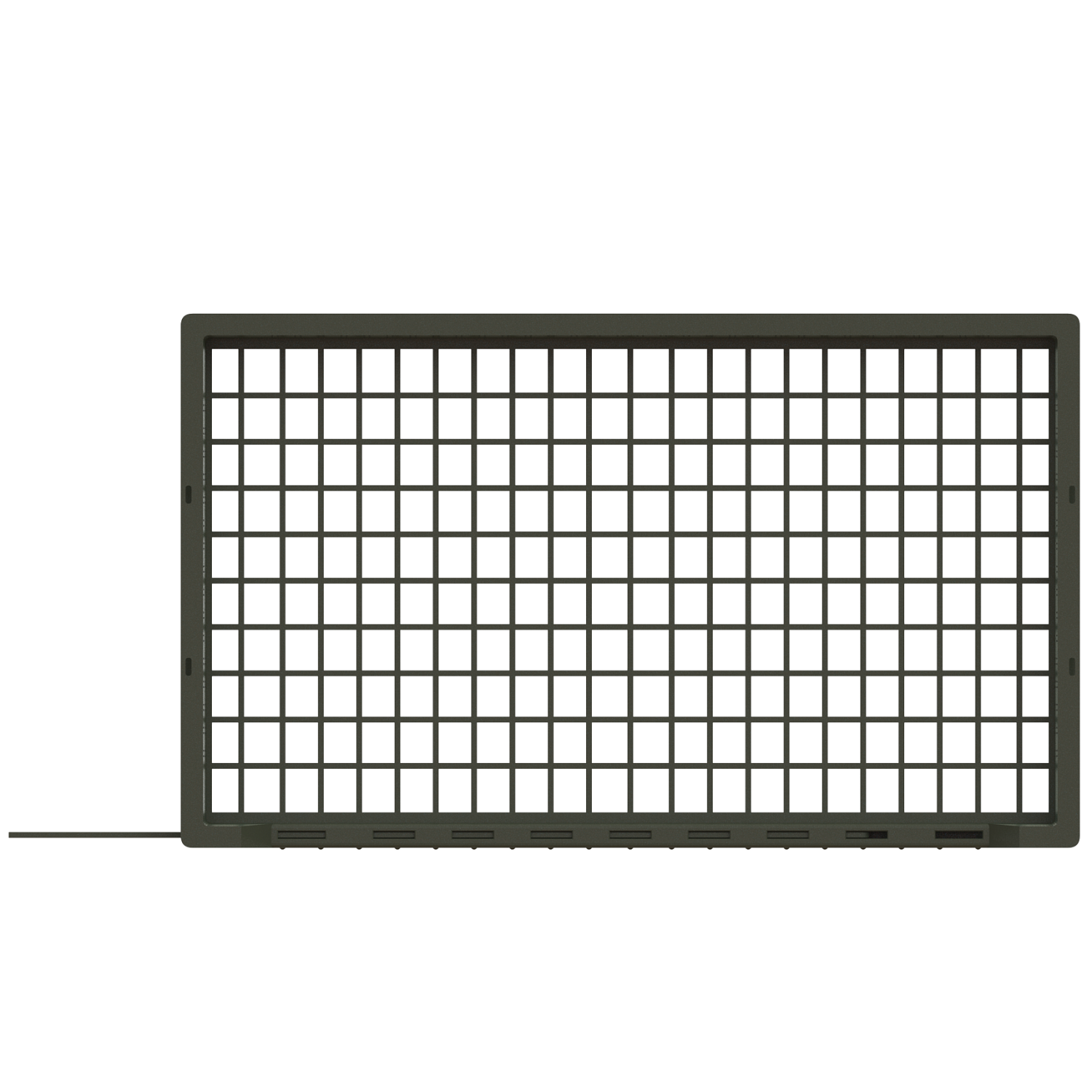 Лоток хлебный 740x440x65, усиленный 3-х бортный