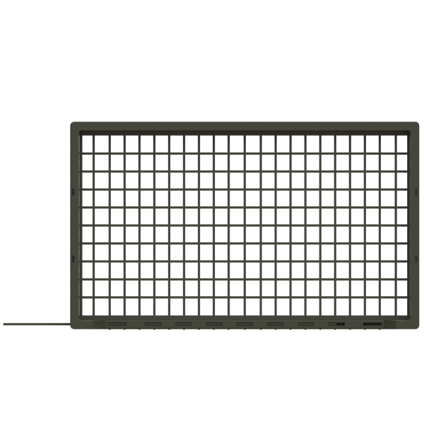 Лоток хлебный 740x440x65, усиленный 3-х бортный 