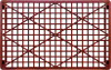 Ящик перфорированный 740×460×102, арт.: 402, объём 25, красный, код: 00451