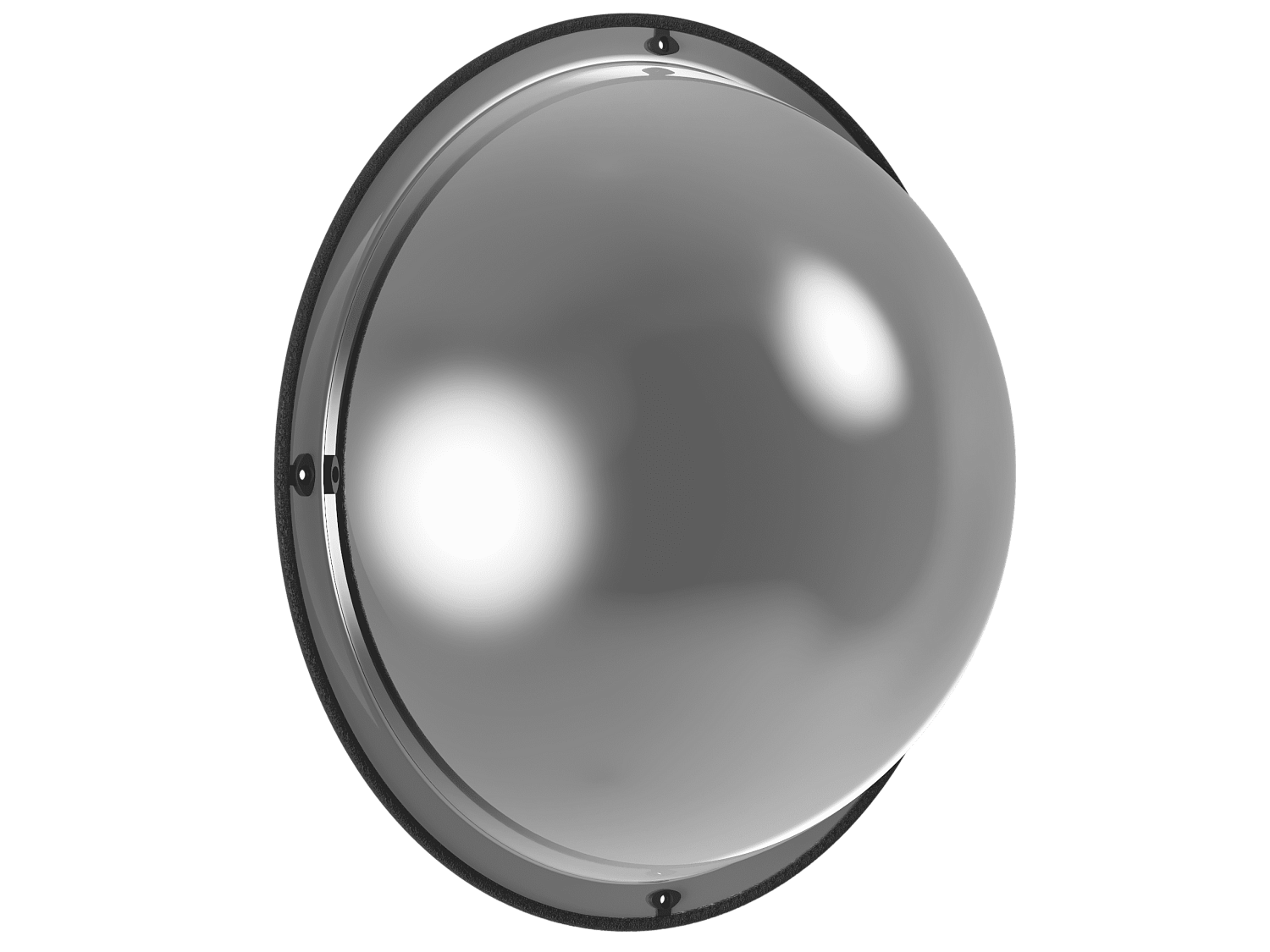 Зеркало для помещений купольное 1000 мм.