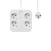 Сетевой фильтр HIPER HE-1.5E4U2 Mini White (HE-1.5E4U2)