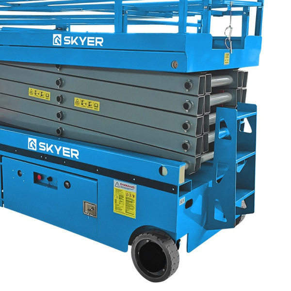 Самоходный ножничный подъемник с выдвижной платформой SKYER PL1435