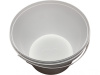 Ведро 11,3л круглое, с пластиковой ручкой, с белой крышкой, код: 36285