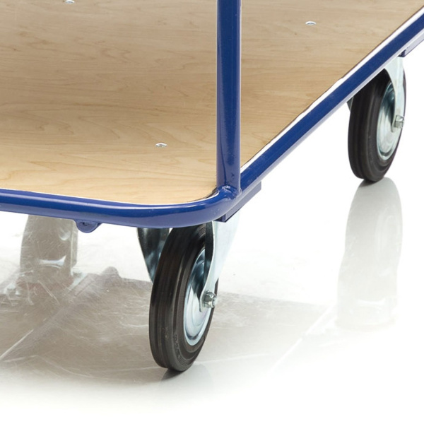 Тележка платформенная Стелла-техник КП-2-Ф-5-8-150-И, 2-х ярусная, 500х800 мм