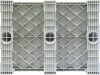 Паллет 800x600х150 сплошной, на 3-х полозьях, арт. TR 680 черный, код: 07877