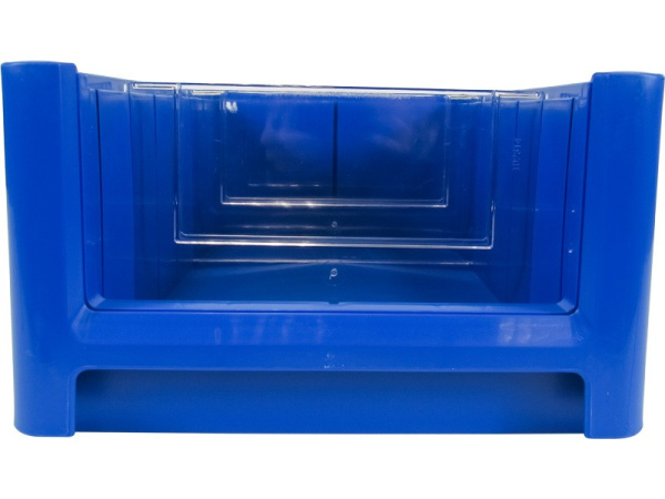 Ящик сплошной 400×234×140 мм, объем 13.1 л., арт.: SK 4214, синий, код: 12375