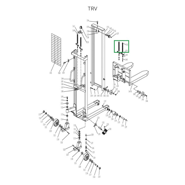 Цепь гидроузла  для TRV1025