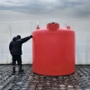 Емкость TRN 6000л КАС с откидной крышкой красная