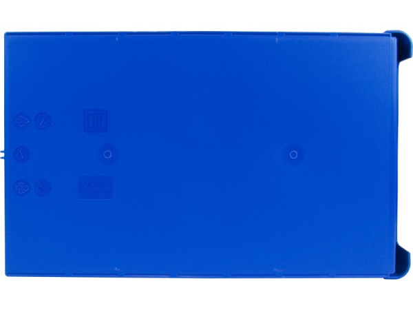 Ящик сплошной 400×234×140 мм, объем 13.1 л., арт.: SK 4214, синий, код: 12375