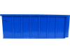 Ящик сплошной 400×234×140 мм, объем 13.1 л., арт.: SK 4214, синий, код: 12375