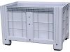 Контейнер 1200х800х800 сплошной, на ножках, арт. SDBOX 1208 S серый, код: 05460
