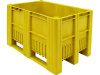 BoxPallet 1200х800х740 мм желтый сплошной, арт. C-Box 1208 S (740) желтый, код: 18901