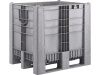BoxPallet 1200х1000х1140 сплошной, на 3-х полозьях, арт. C-Box 1210 S (1140) серый, код: 23857