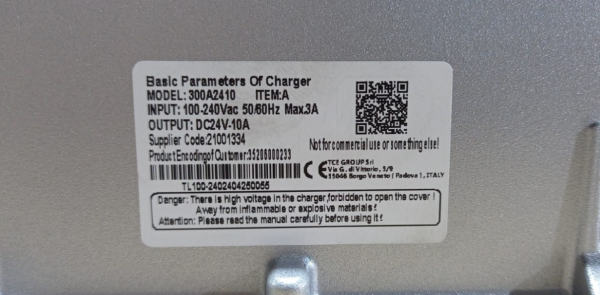 Зарядное устройство для штабелёров CDD15R-EN 24V/10A (Charger External)