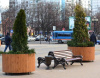 Скамейка чугунная «Парковая тишь» 0,6 м (кресло)