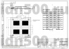 Лежачий полицейский ИДН-500-1 основной элемент КОМПОЗИТ с прямоугольным светоотражателем