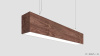 Линейный светильник WOOD LINEAR PN8060 3000K 60W 2000mm Американский орех, корпус 